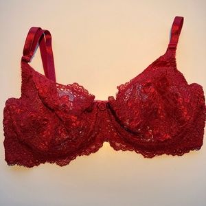 Victoria's Secret Deep Red Underwire Bra